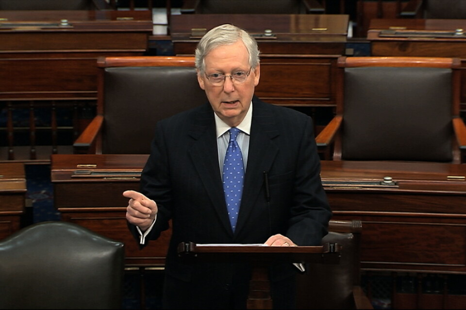Mitch McConnell, Republikanernas majoritetsledare i USA:s senat.