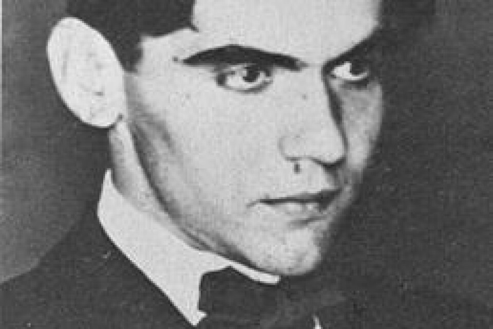 Federico García Lorca, den spanska 1900-talslitteraturens största namn.