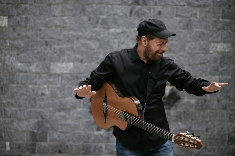 Joao Bosco är en av alla de musiker som spelar på gitarrfestivalen i Uppsala. Pressbild.