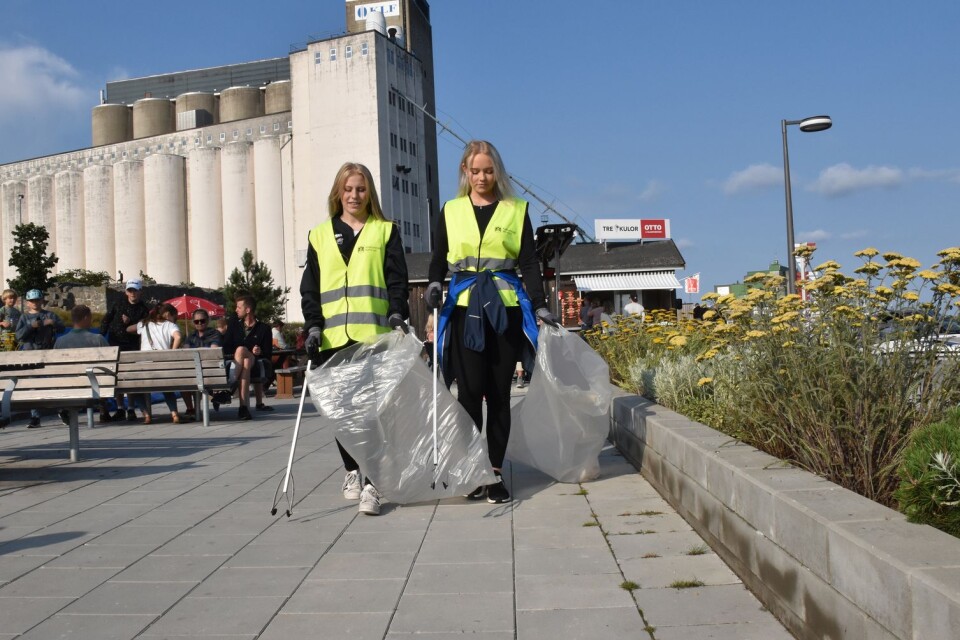 Projekt för rent och tryggt Kristianstad då unga plockade skräp i Åhus och i Kristianstad genomfördes med lyckat resultat i somras.