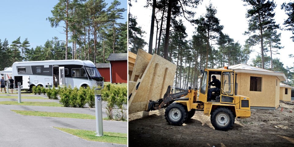 Åhus camping satsar stort – vill bygga 23 nya stugor: Har sökt bygglov