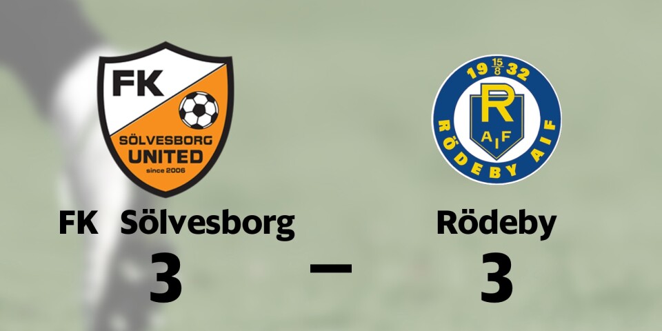 Tungt för Rödeby – FK Sölvesborg bröt fina vinstsviten