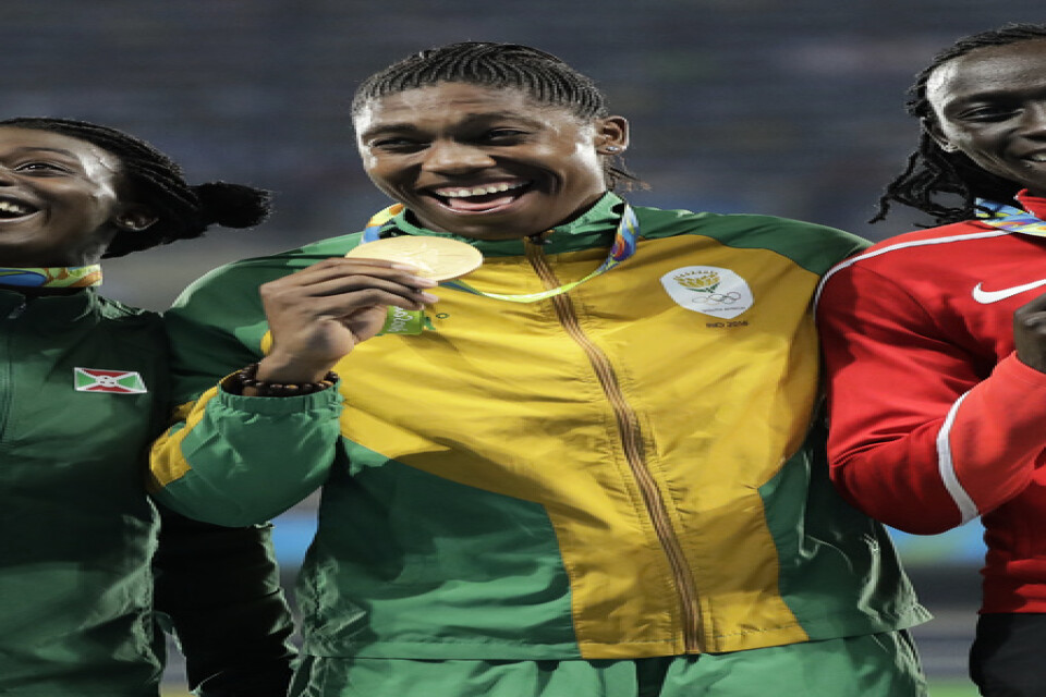 Alla tre medaljörer på 800 meter i OS 2016 stoppas från att delta på VM i Doha på grund av höga testosteronnivåer. Francine Niyonsaba, Burundi tog silver i RIo de Janeiro, sydafrikanskan Caster Semenya sprang hem guldet och kenyanskan Margaret Wambui blev bronsmedaljör. Arkivbild.