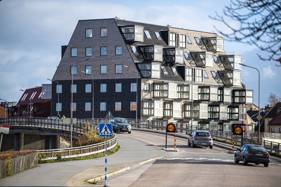 Kilströmskaj i Karlskrona, en grotesk futuristisk byggnad?