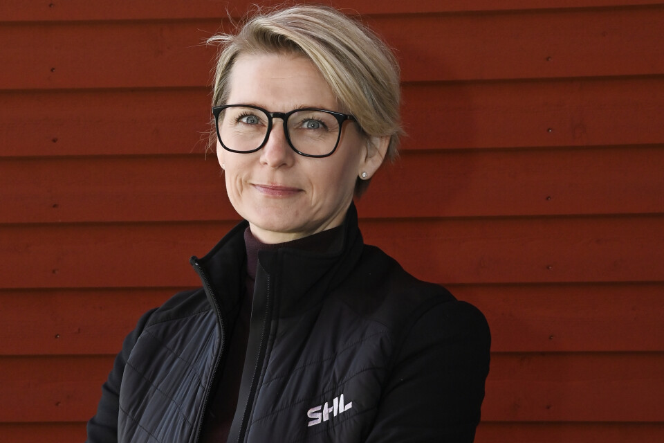 "Vi är stolta och glada över att bidra till ett samarbete som satsar extra på jämställdhet inom svensk ishockey", säger SHL:s vd Jenny Silfverstrand om avtalet med nya huvudsponsorn. Arkivbild.