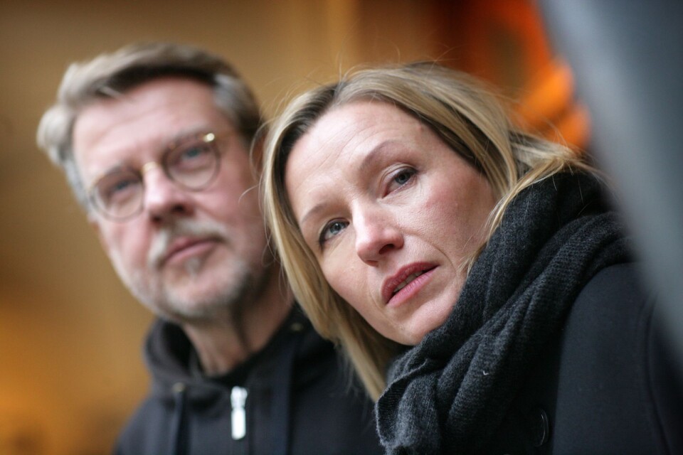 Mikael Wiehe och Ebba Forsberg 2007 då deras Dylan på svenska släpptes.