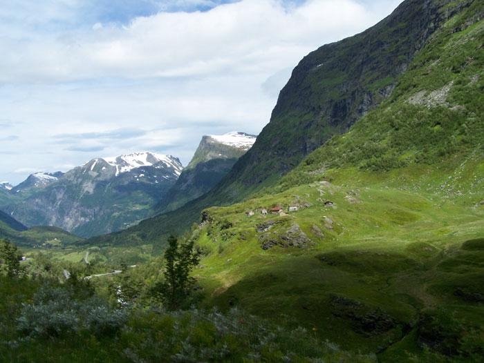 Vackra vyer i Norge har Jenny Hagen, Rångedala, upplevt på semestern.