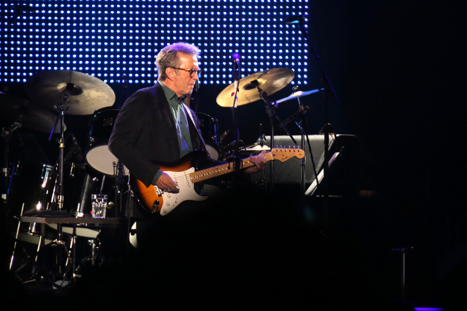 Eric Clapton spelade för människor som blivit vaccinerade eller hade antikroppar i New Orleans. Bilden är från en konsert 2015.