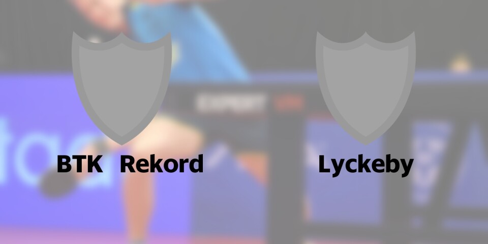 Division 1 södra herr startar med BTK Rekord mot Lyckeby
