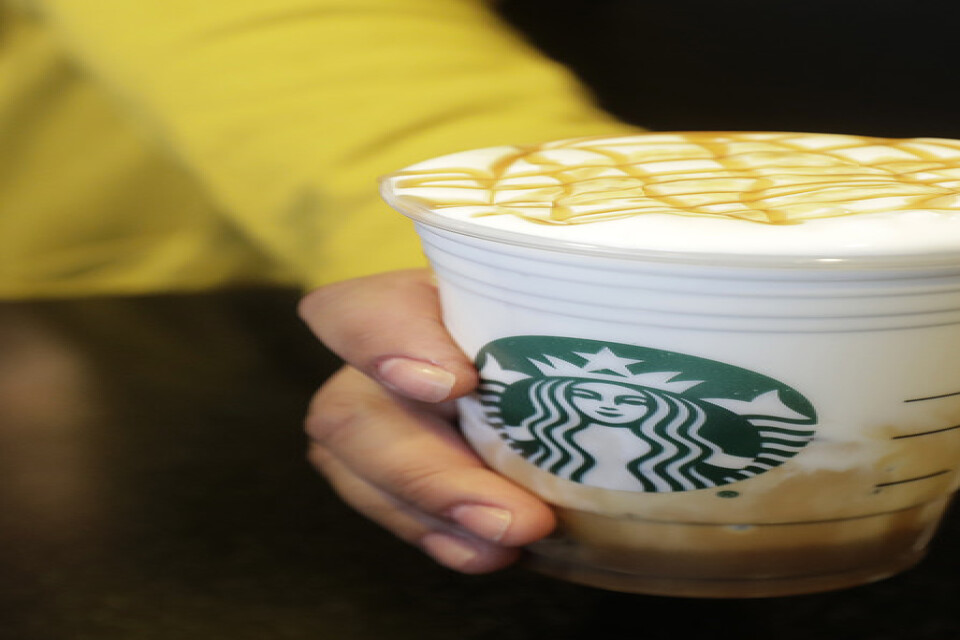 Starbucks utmanas av kinesisk rival. Arkivbild.
