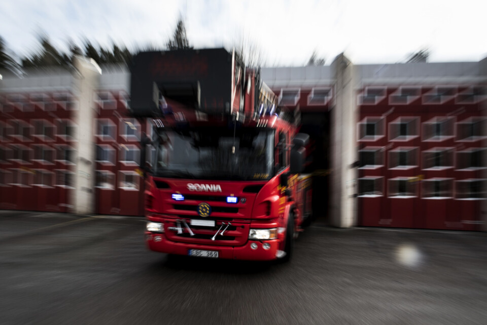 Branden på en återvinningsanläggning i Gävle ställer till med problem. Arkivbild.