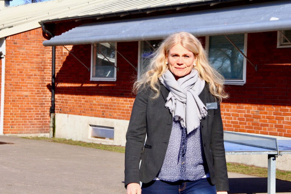 ”Vi behöver prioritera om personal. De yngre har inte samma mognad att klara hemundervisning”, säger Sara Brogård, rektor Skansenskolan.
