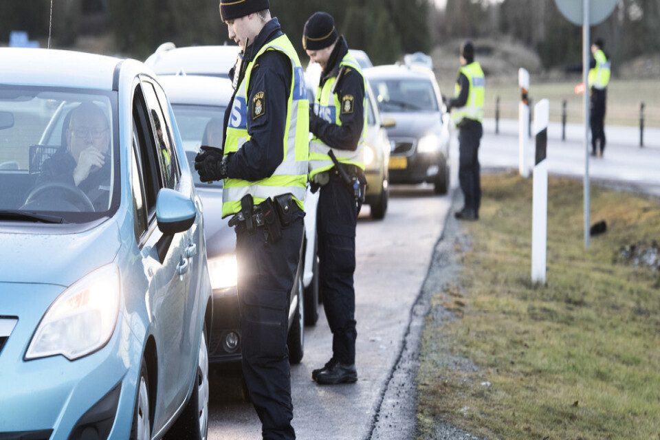 Polisens nykterhetskontroller i region Bergslagen stoppas av skyddsombudet av oro för coronaviruset. Arkivbild.