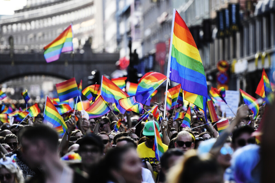 Stockholm Prideparaden 2019. Arkivbild.