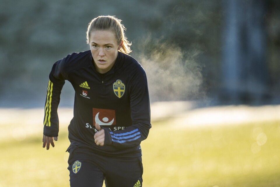 Magdalena Eriksson har blivit uttagen i årets lag i WSL. Arkivbild.
