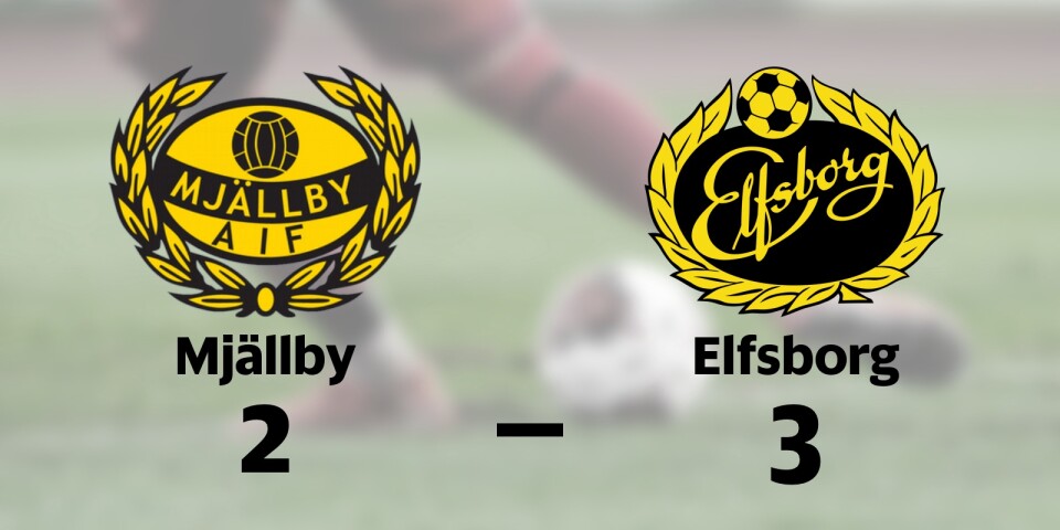 Elfsborg vann toppmötet mot Mjällby