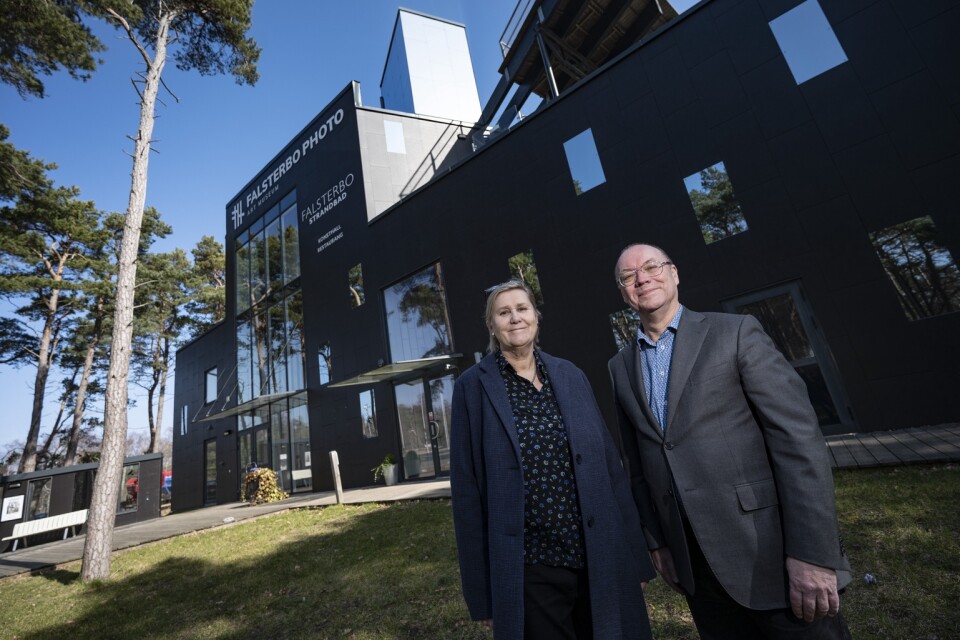 Christina och Claes Lindquist ligger bakom det nya fotomuseet i Falsterbo.