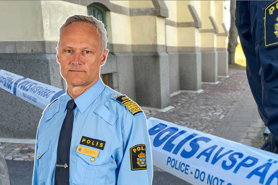 Montage. Biträdande regionpolischef Jarl Holmström.