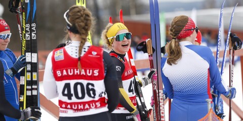 Trots medaljmissen så var Emilia Eriksson väldigt nöjd med fjärdeplatsen i sprinten på JSM.