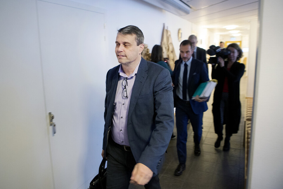 Östersunds tidigare ordförande Daniel Kindberg står åtalad för grov ekonomisk brottslighet. Arkivbild.