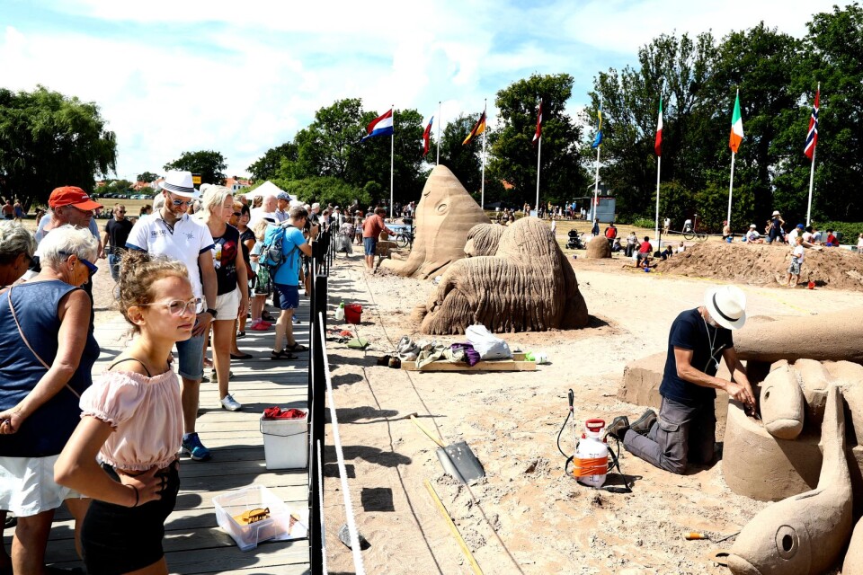 Sandskulpturfestivalen 2018.
