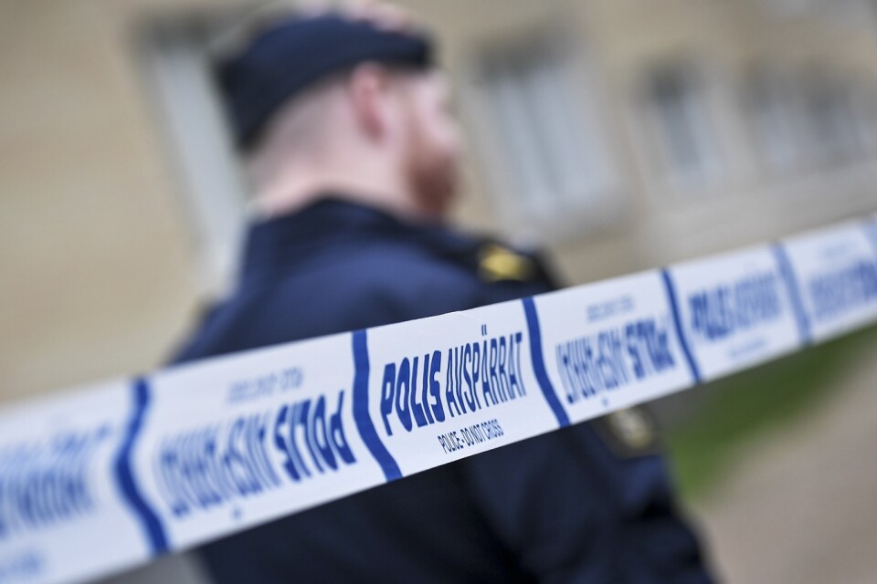Polisen har spärrat av ett område vid Mölndals sjukhus efter att ett misstänkt farligt föremål har hittats. Arkivbild.