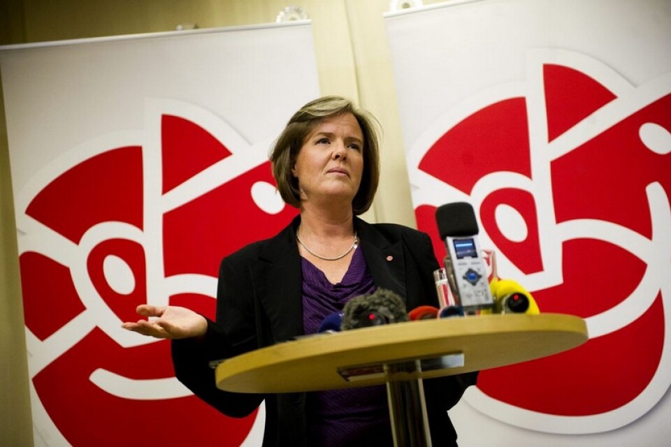 Socialdemokraternas  partisekreterare Carin Jämtin. Foto: Erik Mårtensson/Scanpix