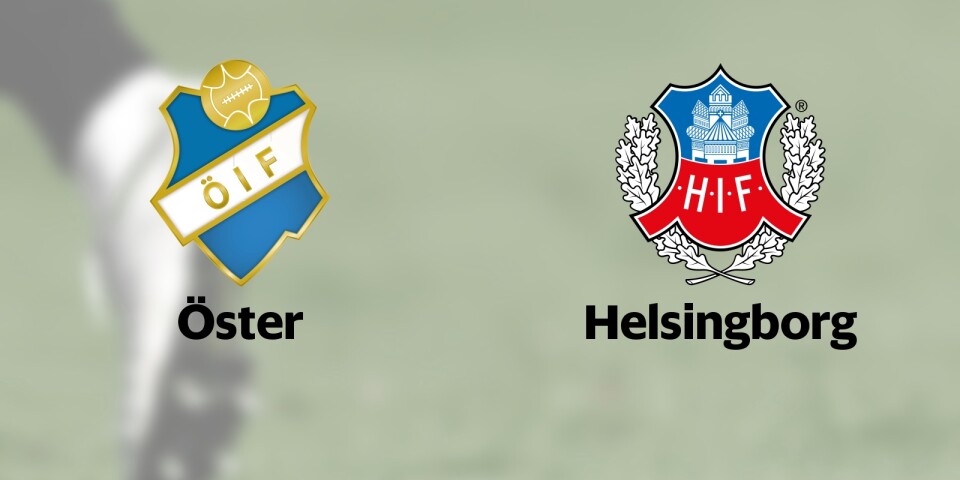 Öster möter Helsingborg i första matchen efter uppehållet