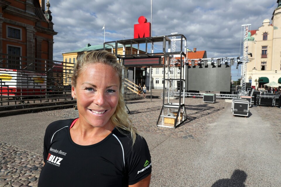 Emma Igelström har blivit en riktig Ironmanprofil i Kalmar.