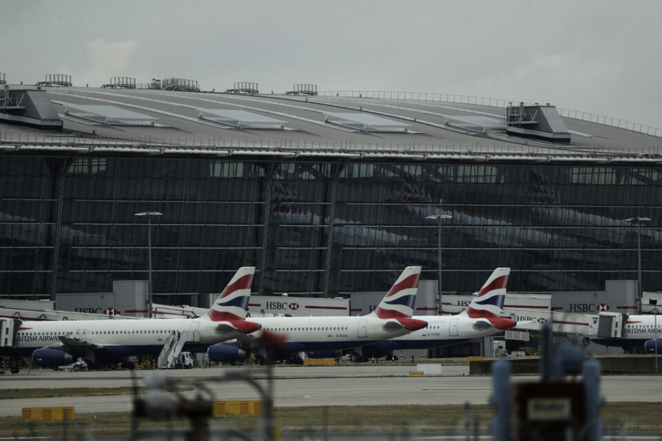 Storflygplatsen Heathrow drabbades av tekniska problem under söndagskvällen. Arkivbild