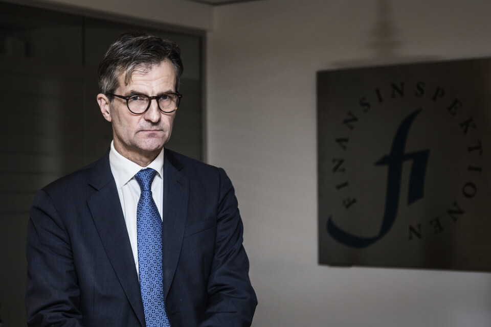 Erik Thedéen, generaldirektör för Finansinspektionen. Arkivbild.