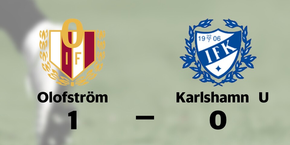 Karlshamn U vann stort senast – nu tog Olofström revansch