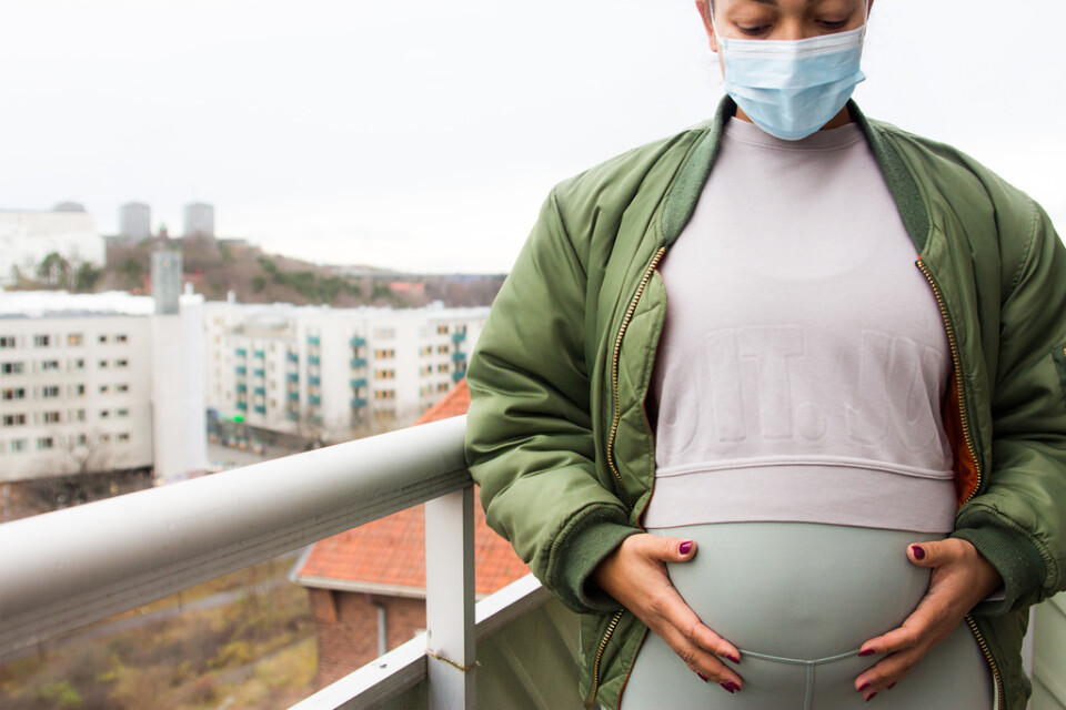 Kvinnor som får covid-19 under graviditeten har större risk att bli allvarligt sjuk. Arkivbild.