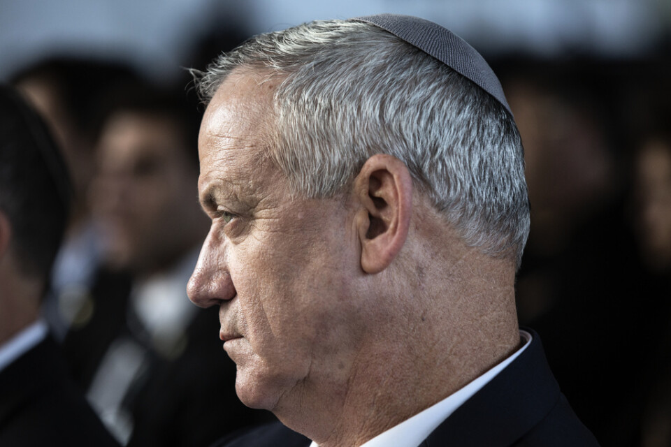 Oppositionsledaren Benny Gantz ger upp sitt försök att bilda regering i Israel. Arkivbild.