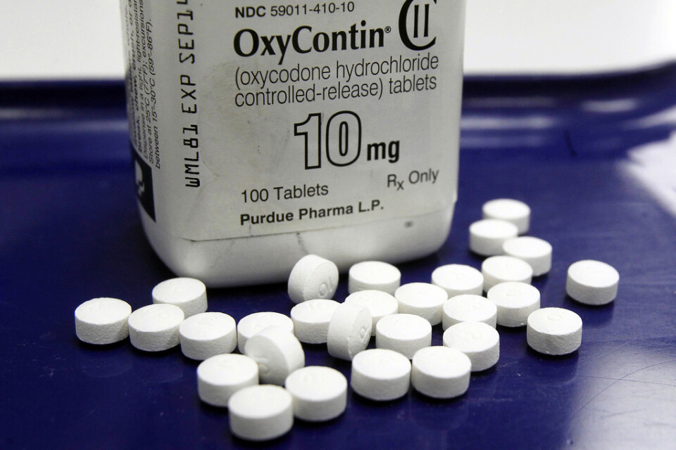 Oxycontin – ett av de läkemedel som beskylls för opioidkrisen i USA.