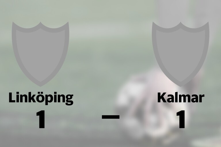 Delad pott när Kalmar gästade Linköping
