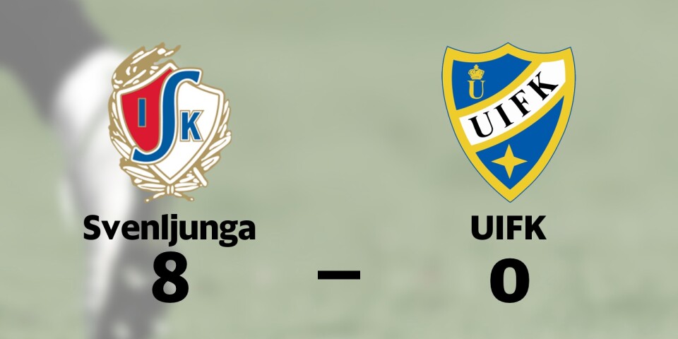 Tung förlust när UIFK krossades av Svenljunga