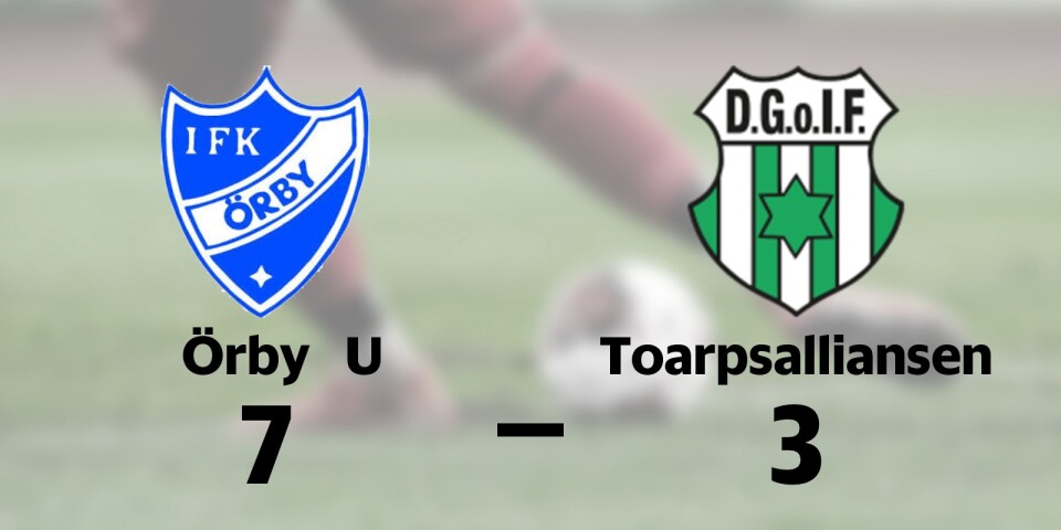 IFK Örby U vann mot Toarpsalliansen