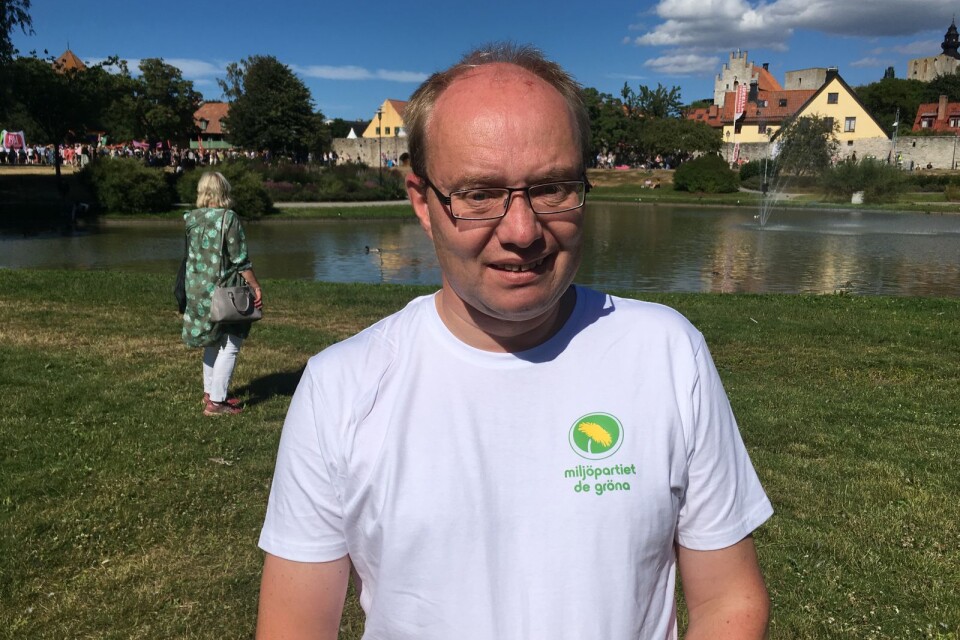 Michael Öberg, gruppledare för Miljöpartiet i Region Kronoberg.
