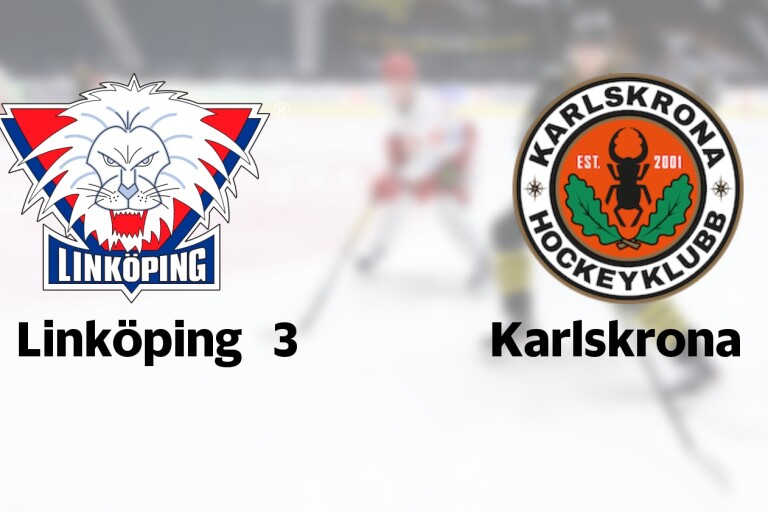 Karlskrona 2 möter Linköping 3 borta