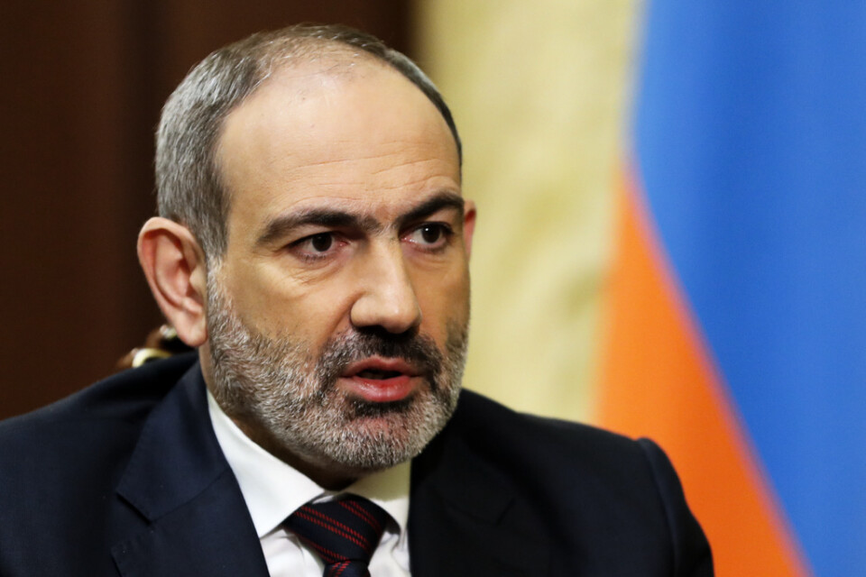 Nikol Pasjinian är Armeniens premiärminister. Arkivbild.