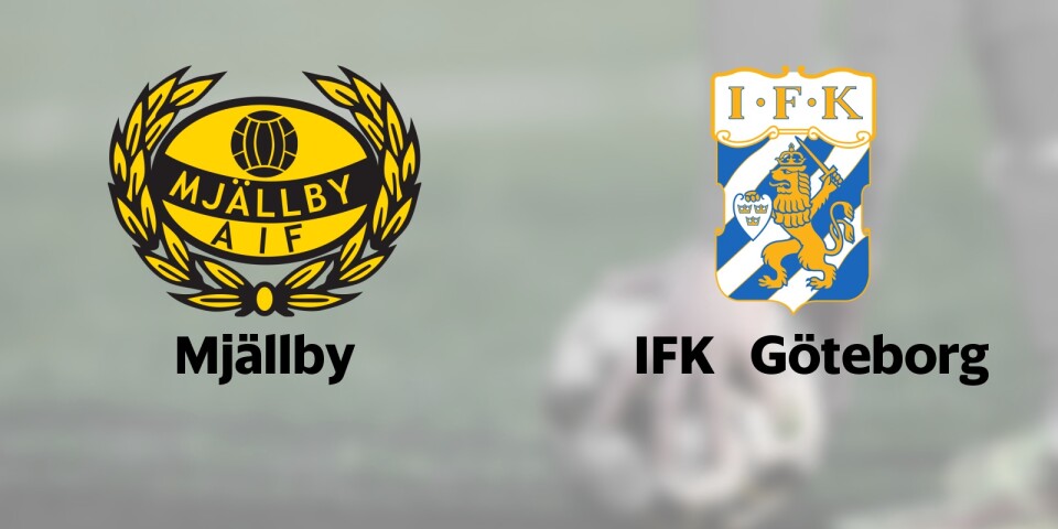 Mjällby möter IFK Göteborg hemma