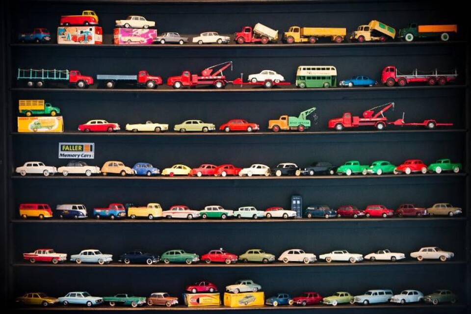 Bilar, bilar, bilar... bilismen har definitivt gjort sitt intåg på Trelleborgs museum.