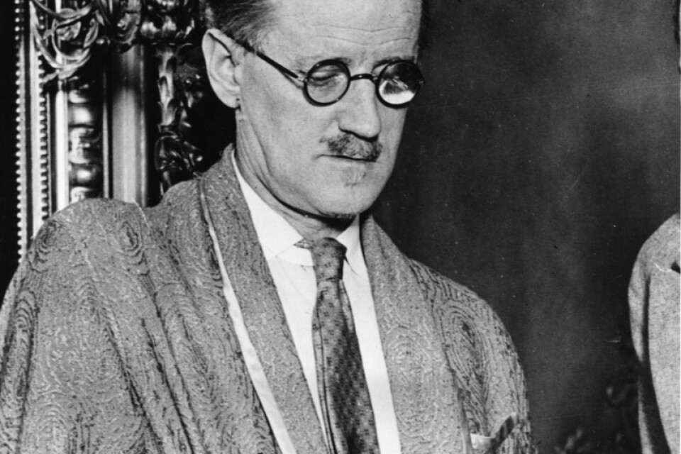 Den irländske författaren James Joyce. Arkivbild.