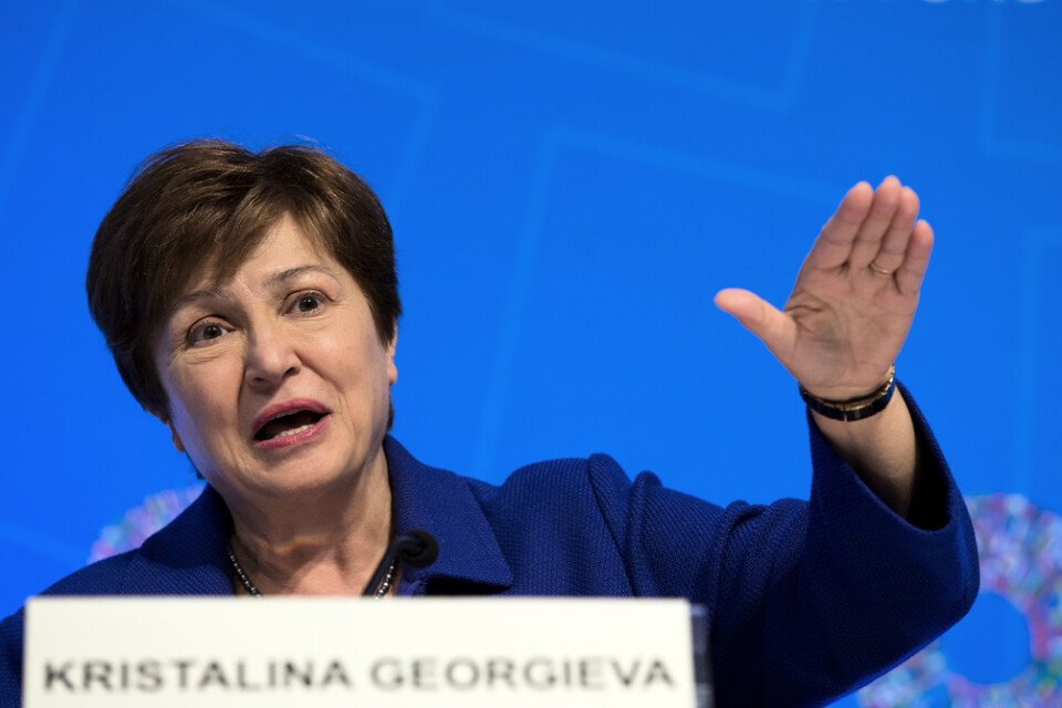 Kristalina Georgieva är chef för Internationella valutafonden (IMF). Arkivbild.