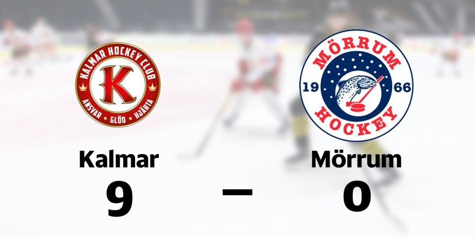 Kalmar HC vann mot Mörrums GoIS IK