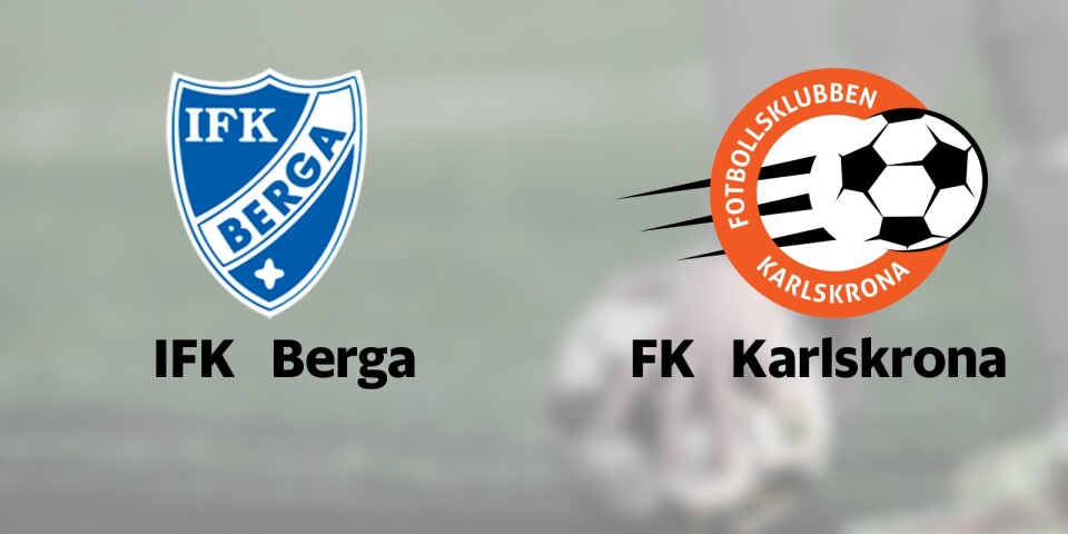 FK Karlskrona möter IFK Berga borta
