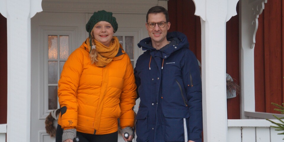 Therese och Tobias lämnade Stockholm för ett liv vid Åsnen