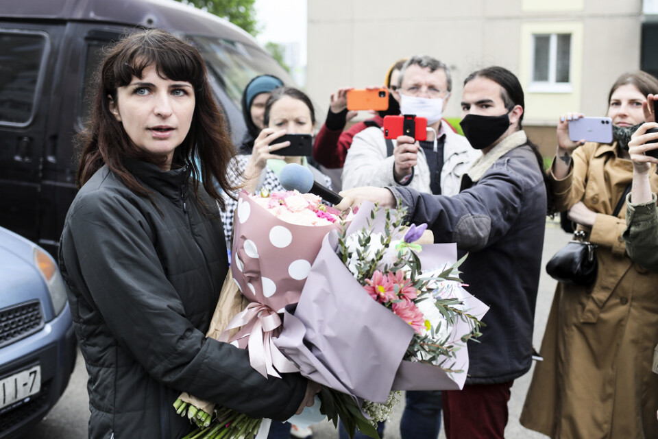 Den belarusiska journalisten Jekaterina Borisevitj fick ett fängelsestraff för ett reportage som hon hade skrivits. I maj släpptes hon fri.