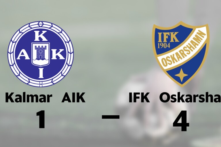 IFK Oskarshamn slog Kalmar AIK på bortaplan